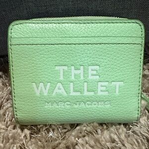 Authentic Marc Jacobs Mint Green Card Holder includes dust bag and tag included